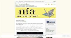 Desktop Screenshot of nofrillsart.net
